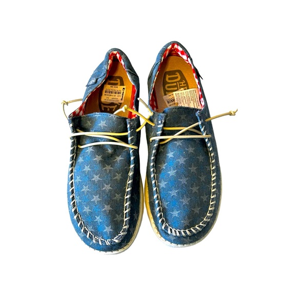 Hey Dude Shoes - Hey‎ dude Wendy Arlington blue sz 8 med  NWOB sneakers